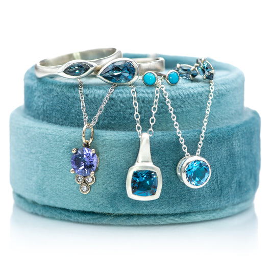 Beat the Winter Blues with December's Icy Blue Birthstones