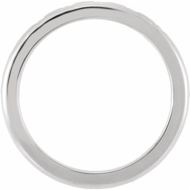 Narrow 2.5mm Dana Wedding Band With 5 Flush Set Diamonds Ring by Nodeform