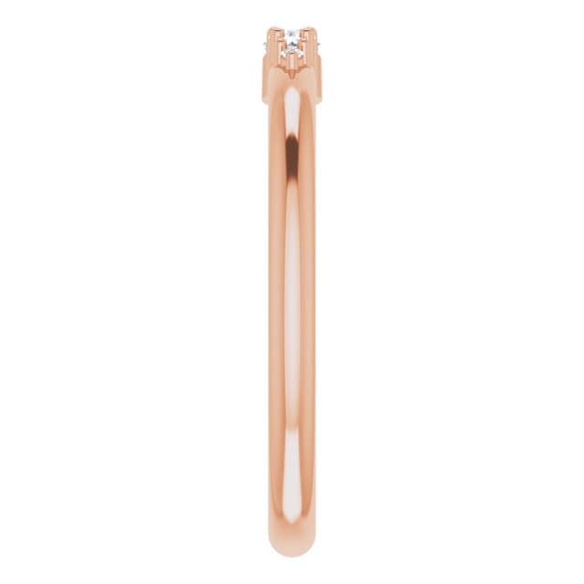 Gabrielle Band - Gradient Diamonds Stacking Wedding Anniversary Ring Ring by Nodeform