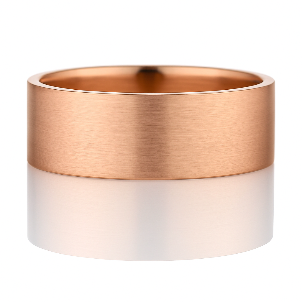 Wide Flat Modern Simple Comfort-fit Wedding Band