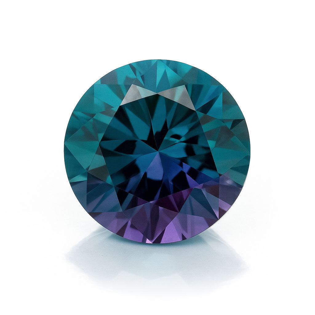thumbnail image 2 of Lab-Created Alexandrite Round Corundum Gemstones – Sizes 1mm To 16mm | Synthetic Gem For Jewelry Making 2 of 13