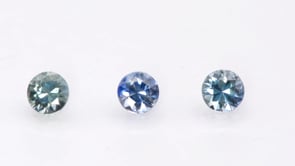 Green/Blue Teal Montana Sapphire Milgrain Textured Bezel Skinny Stacking Solitaire Ring