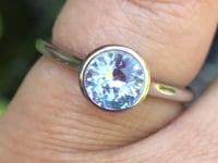 Round Light Blue 6.3mm/1.19ct Sri Lanka Natural Sapphire Loose Gemstone