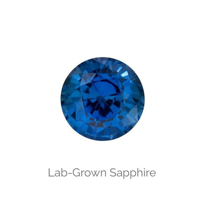 Flush Set Blue Sapphire Accent Add-on 2mm/0.4ct Lab Created Blue Sapphire Custom work by Nodeform
