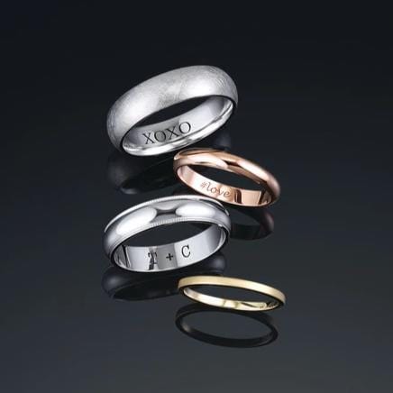 Milgrain Edge Domed Comfort-fit Men's Wedding Band Mens Ring by Nodeform