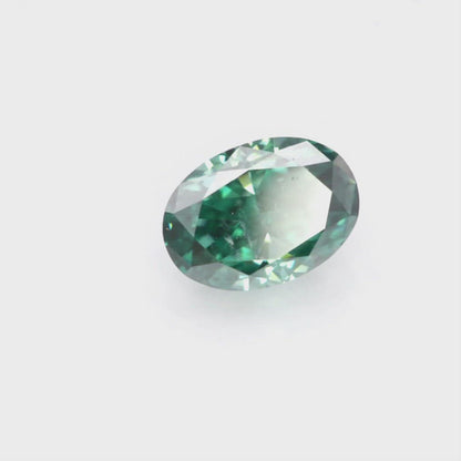Oval Green Moissanite Loose Stone
