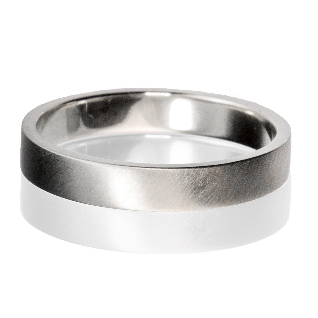 Narrow Flat Simple Wedding Band, 2-4mm Width Ring by Nodeform