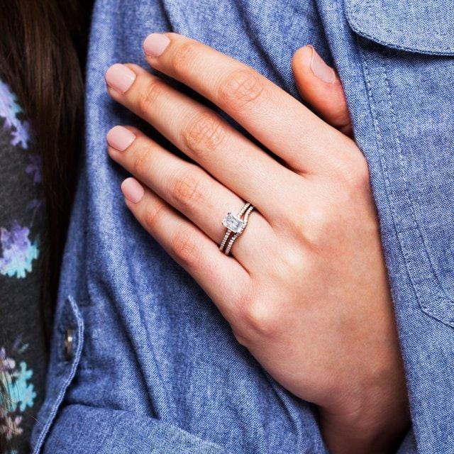 Darcy - Basket Set Engagement Ring with Accented Shank - Setting only Ring Setting by Nodeform