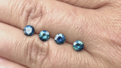 Round BLUE AUSTRALIAN KINGS PLAIN SAPPHIRE 5mm/0.53ct Fair Trade Loose Gemstone