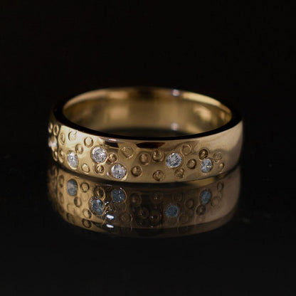 Diamond Star Dust Wedding Ring Ring by Nodeform