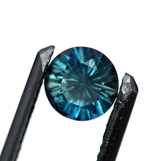 Round BLUE 5mm/0.6ct Malawi Sapphire B2 Fair Trade Loose Gemstone 5mm/0.53ct Blue Fair Trade Autralian Sapphire Loose Gemstone by Nodeform