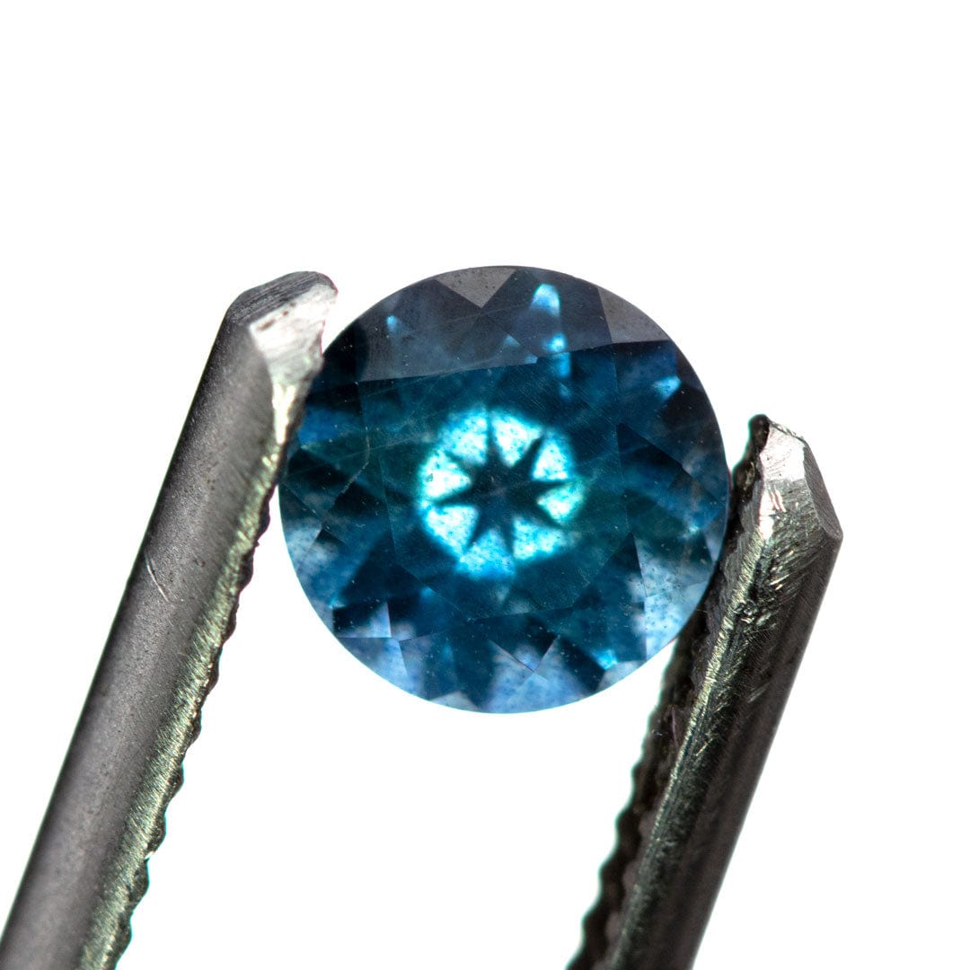 Round Blue 5mm/0.6ct Malawi Sapphire B3 Fair Trade Loose Gemstone 5mm/0.53ct Blue Fair Trade Autralian Sapphire Loose Gemstone by Nodeform
