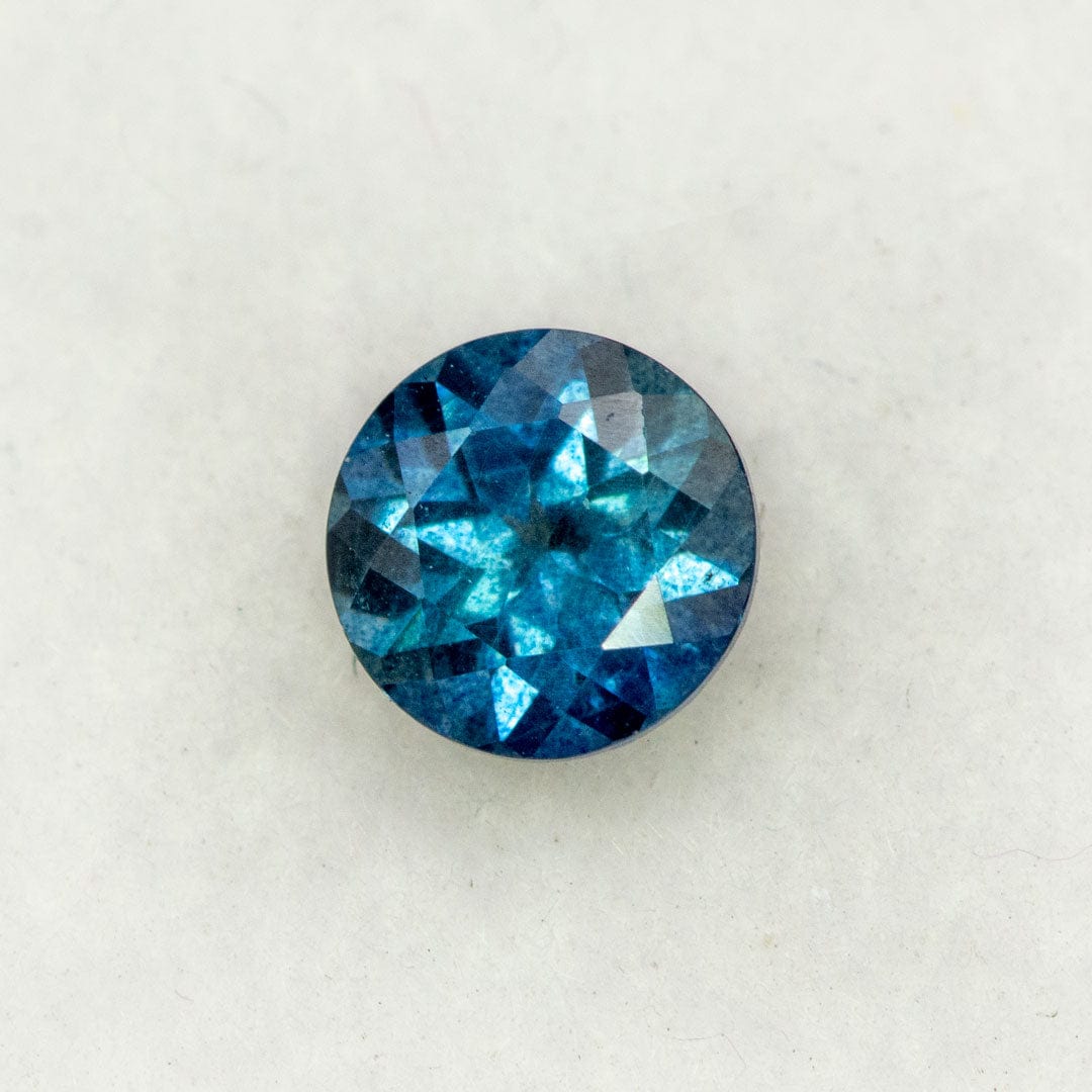 Round Blue 5mm/0.6ct Malawi Sapphire B3 Fair Trade Loose Gemstone 5mm/0.53ct Blue Fair Trade Autralian Sapphire Loose Gemstone by Nodeform