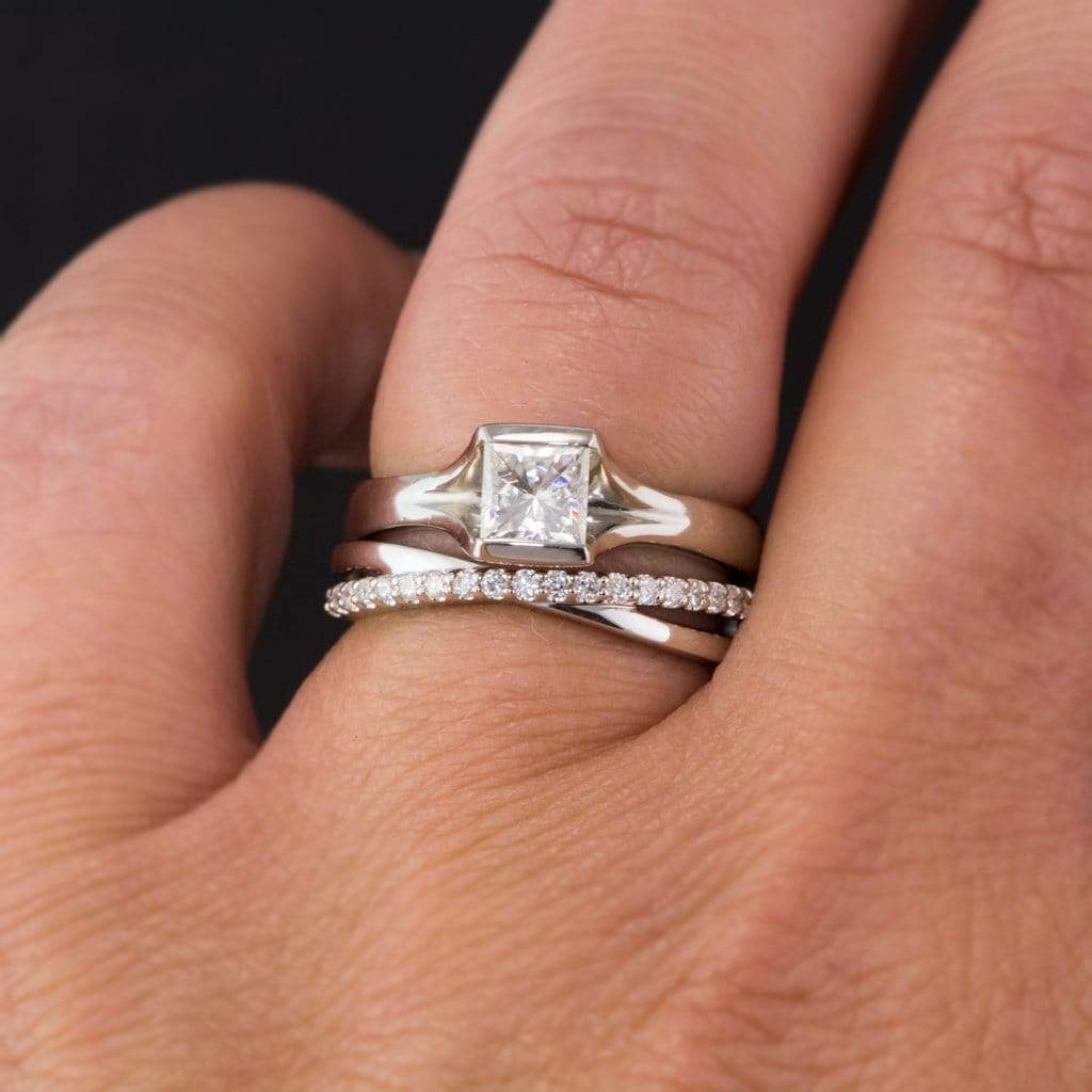 Princess Cut Lab Created Diamond Loose Stone Loose Gemstone by Nodeform