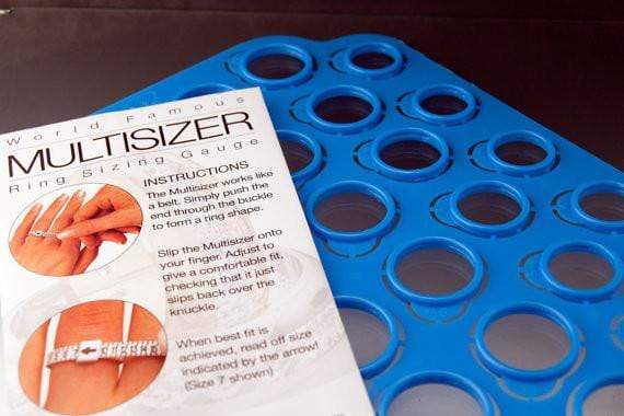 Snap-Out Plastic Ring Sizer Pack of 12