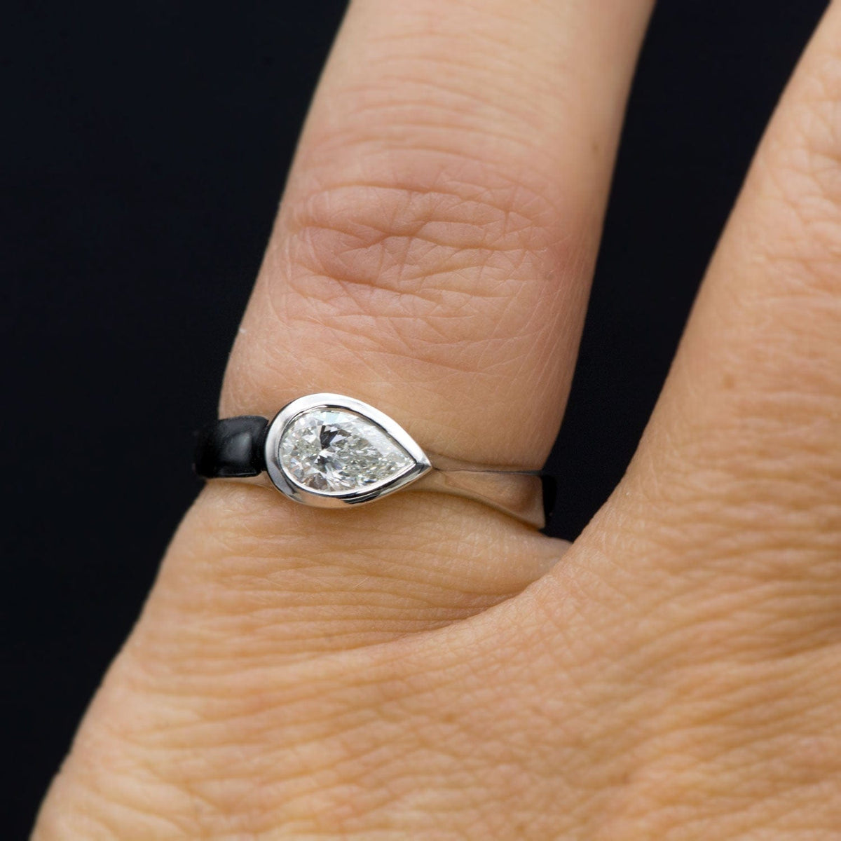 Pear Cut Lab Created Diamond Loose Stone Loose Gemstone by Nodeform