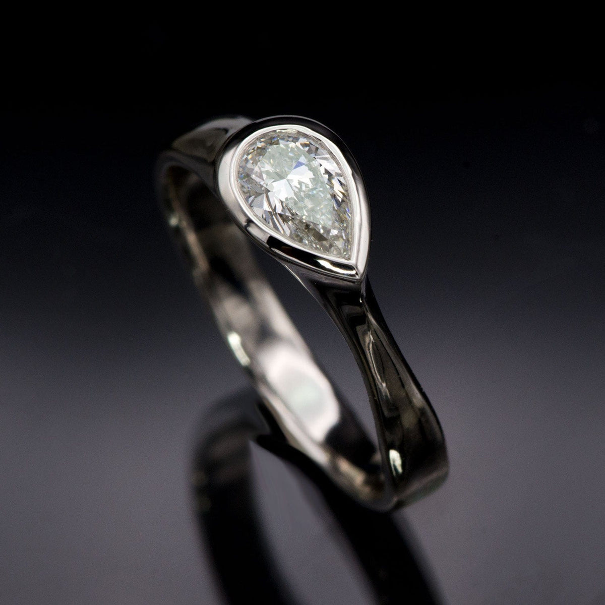 Pear Cut Lab Created Diamond Loose Stone Loose Gemstone by Nodeform