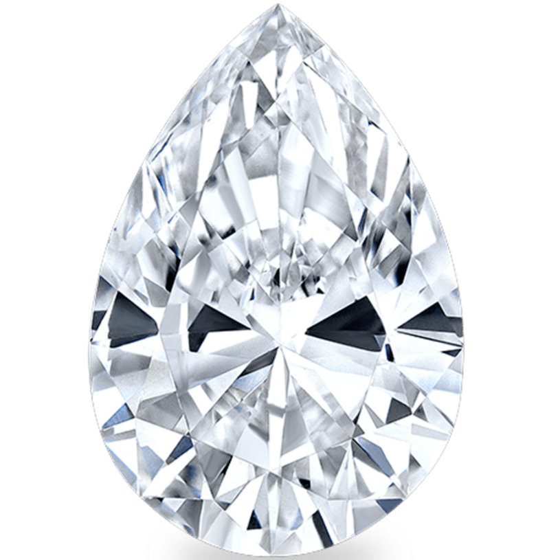 Pear Cut Lab Created Diamond Loose Stone Loose Gemstone by Nodeform