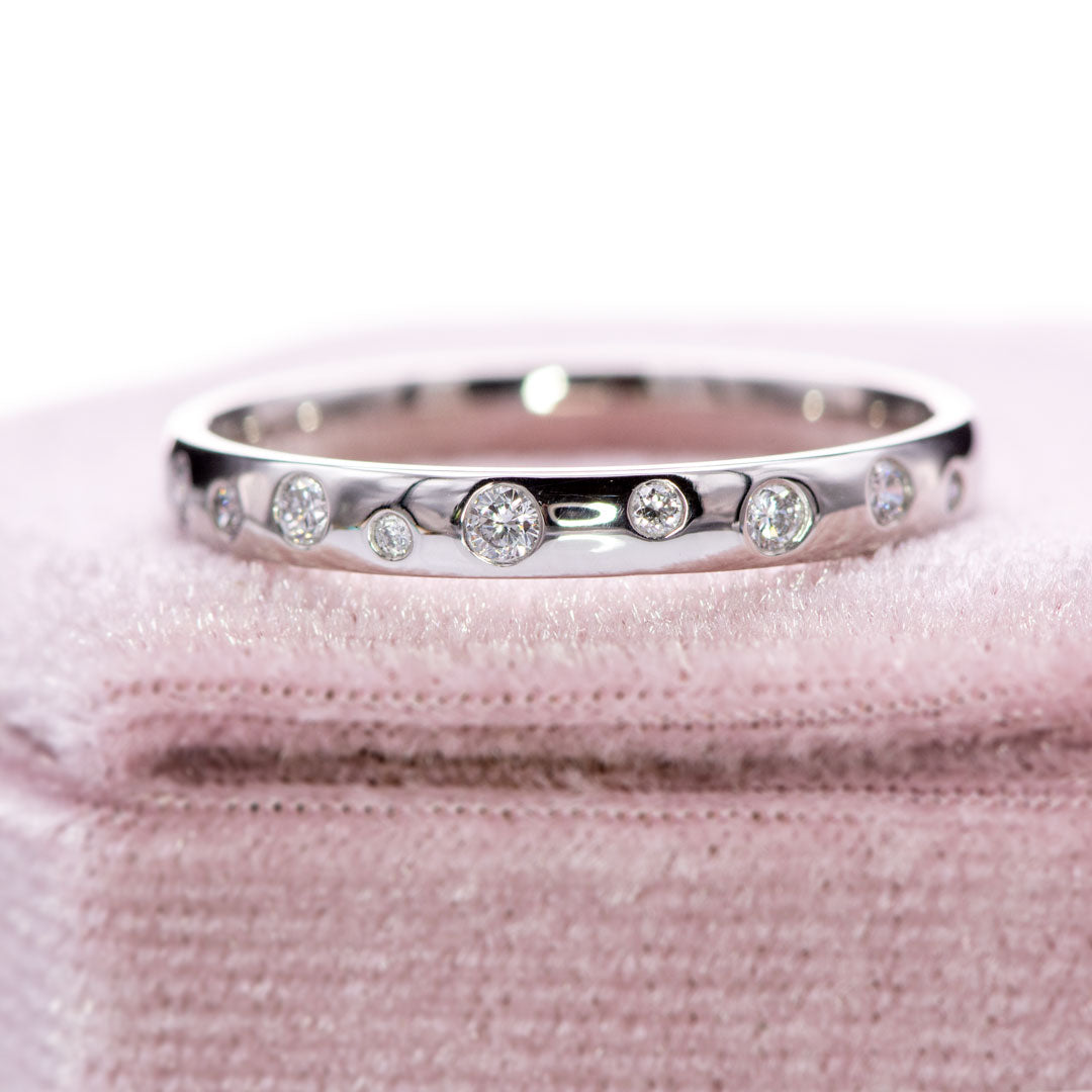 Discover The Unique Pros and Cons of Wearing an Eternity or Half Eternity Wedding Band