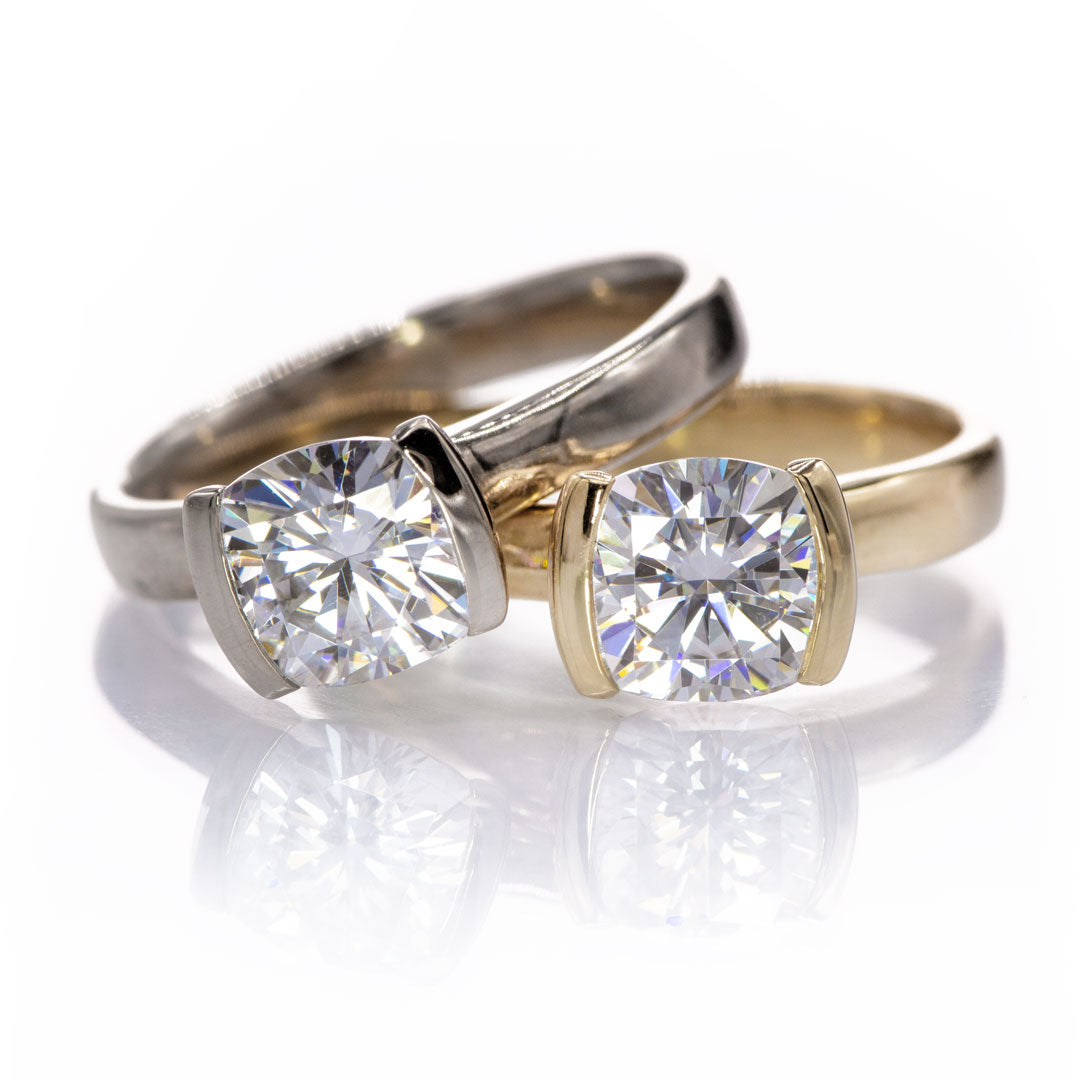 Debate Ring Flat vs. Domed wedding bands - a timeless debate – Nodeform