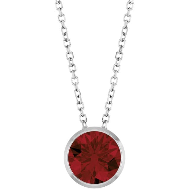 Natural Garnet Fabricated Pendant on sale