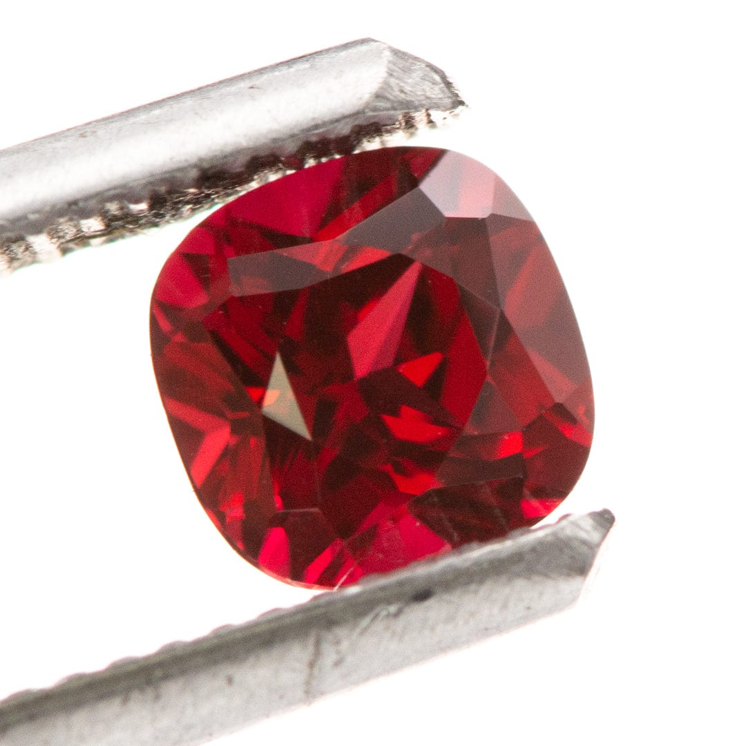 Cushion Cut Lab Created Ruby Gemstone Loose Gemstone by Nodeform