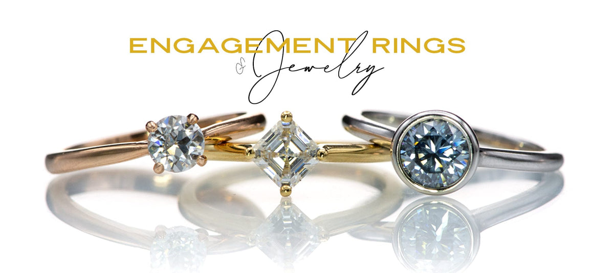 handmade engagement rings modern wedding bands unique jewelry – Nodeform