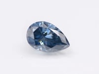 9x6mm/1.5ct Pear Blue-Gray Moissanite Loose Stone