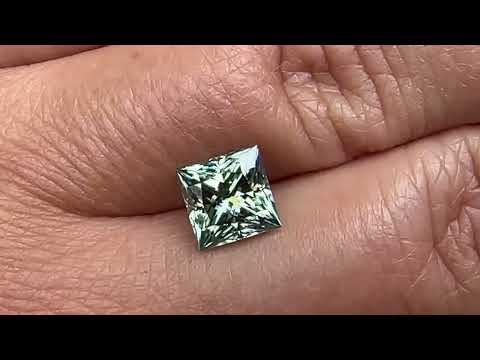 Princess cut moissanite loose on sale stones