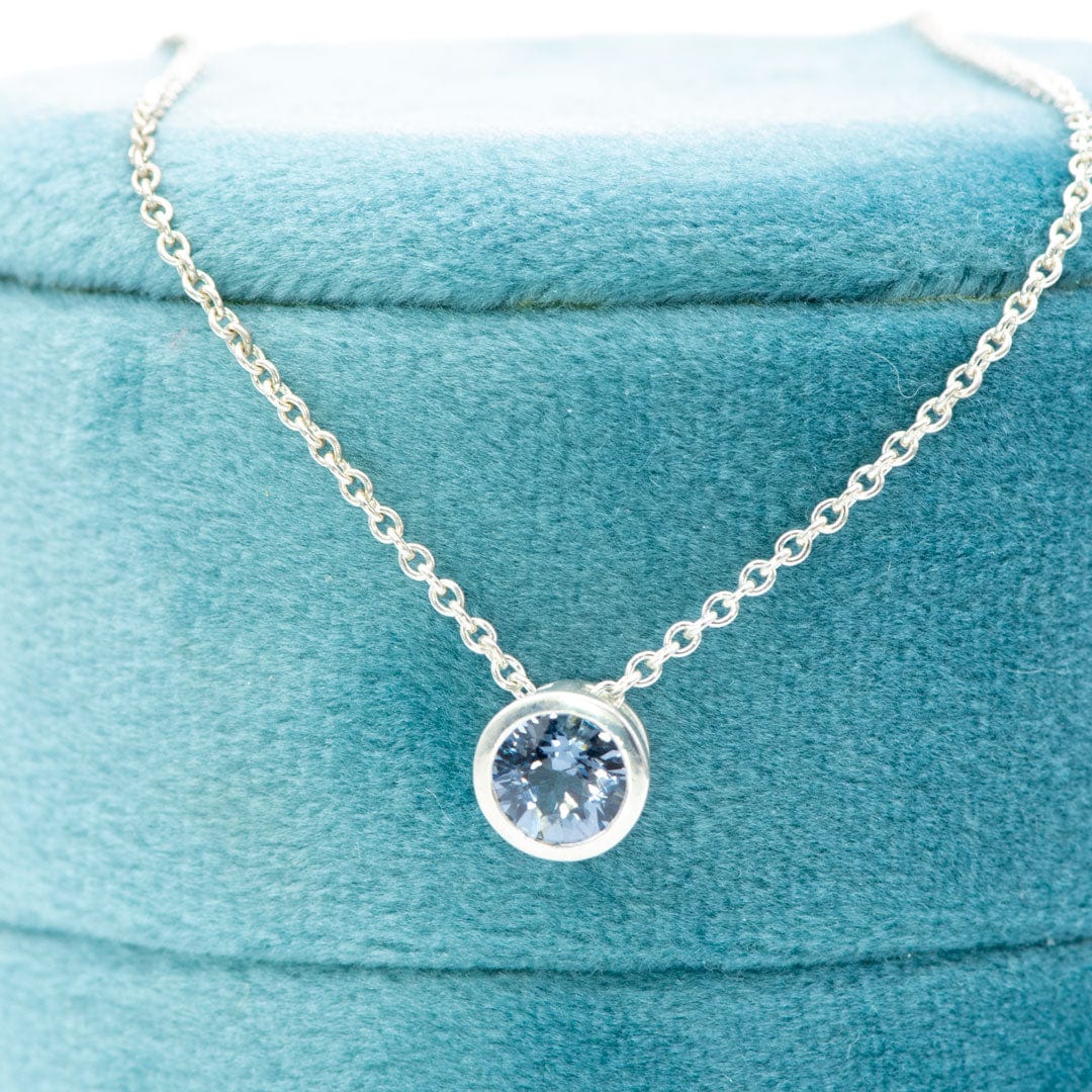 Tiffany & Co. Aquamarine Morganite and Diamond Drop Necklace