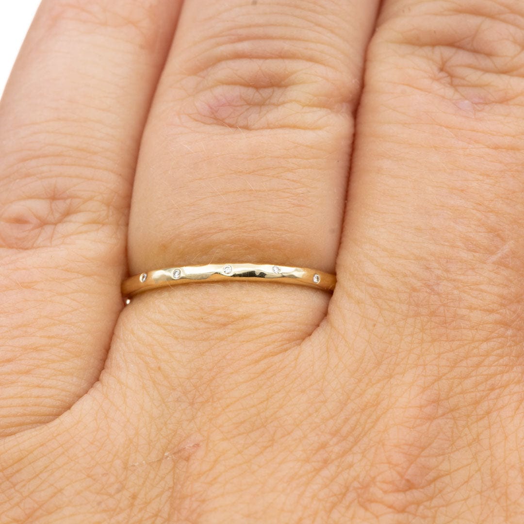 Triangle Band Gold Ring