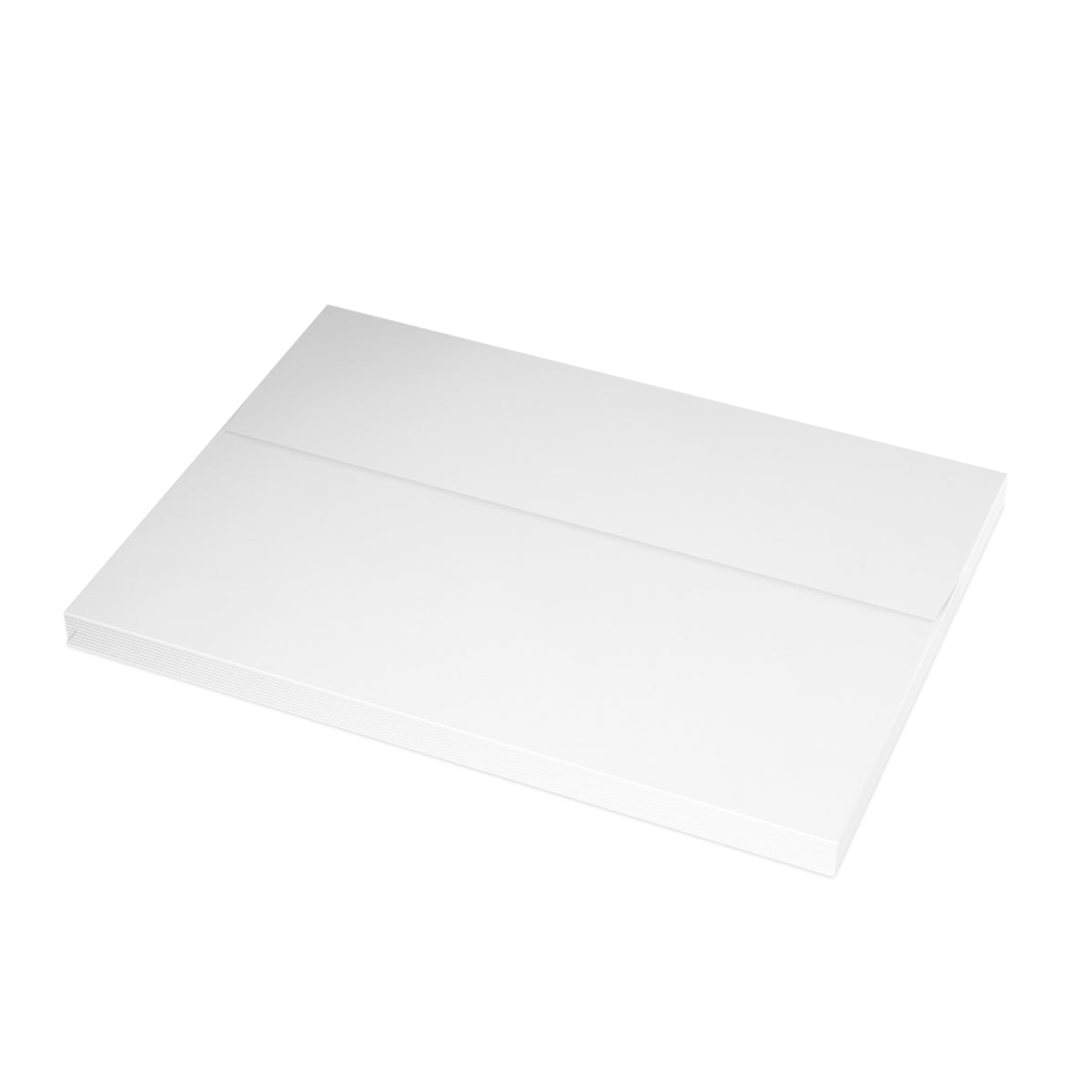 White envelope on a white background
