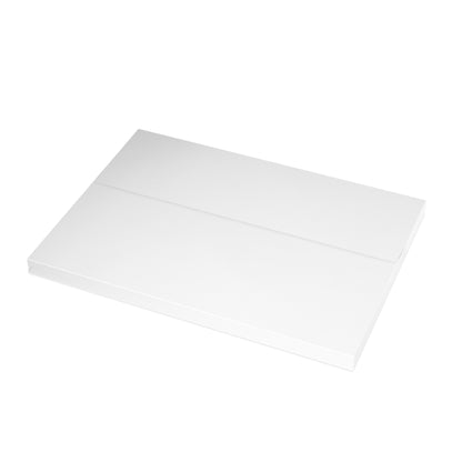 White envelope on a white background