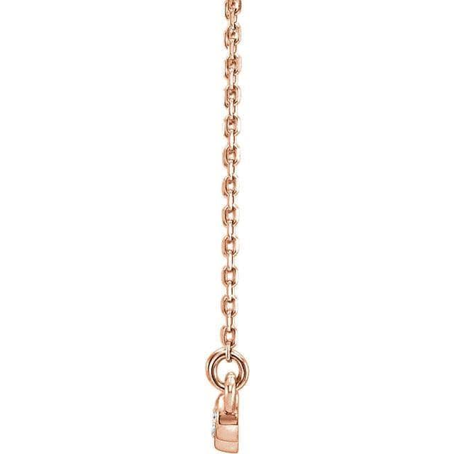 1/8 CTW Diamond Graduated Round Bezel Pendant Necklace Necklace / Pendant by Nodeform