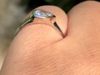 Pear Diamond Tear Drop Sideways Bezel Solitaire Engagement Ring