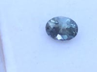 Oval Steely Blue 7x5.5mm/1.35ct Natural Tanzania Sapphire Loose Gemstone