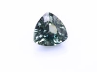 Trillion teal Green 6.24x6.18mm/1.07ct  Madagascar Sapphire Loose Gemstone