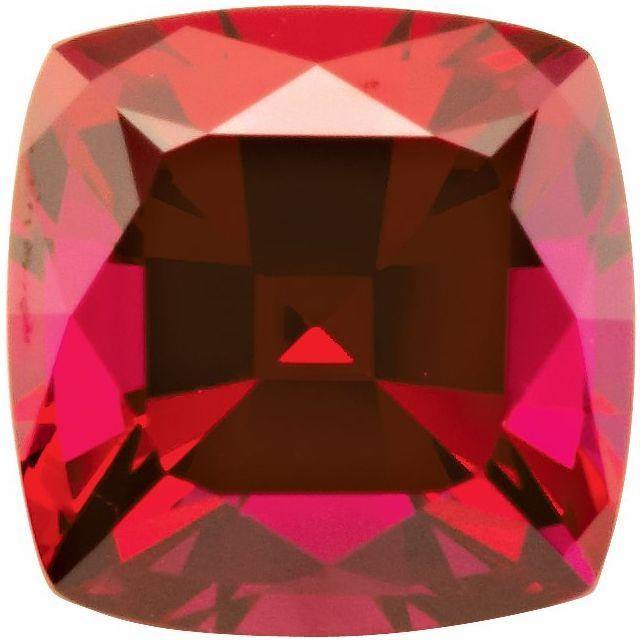 Cushion Cut Lab Created Ruby Gemstone 5 mm/ 0.75ct Created Ruby Loose Gemstone by Nodeform