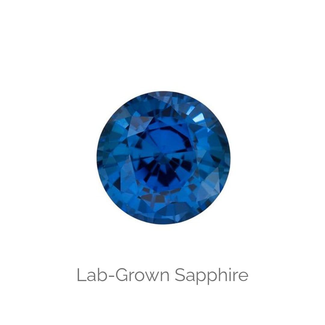 Flush Set Blue Sapphire Accent Add-on 2mm/0.4ct Lab Created Blue Sapphire Custom work by Nodeform