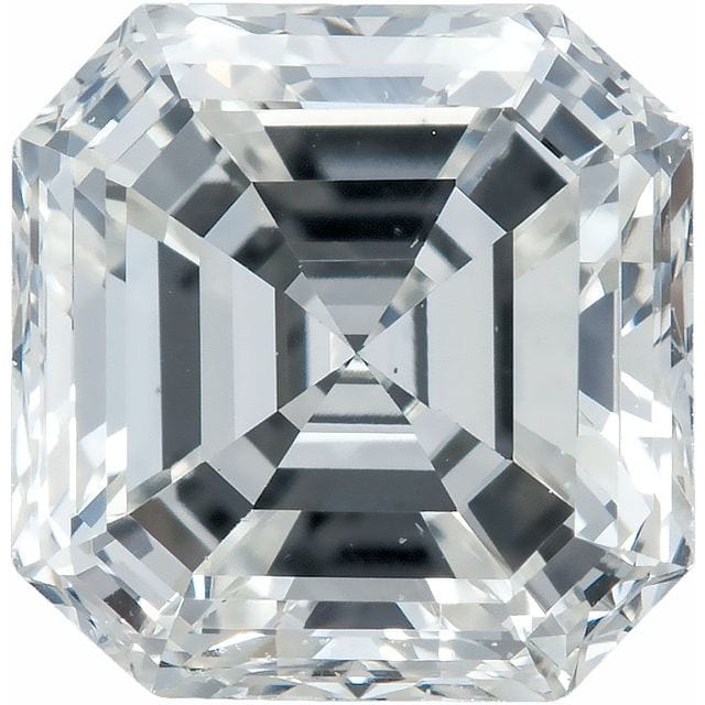 Asscher Cut Lab Created Diamond Loose Stone Loose Gemstone by Nodeform