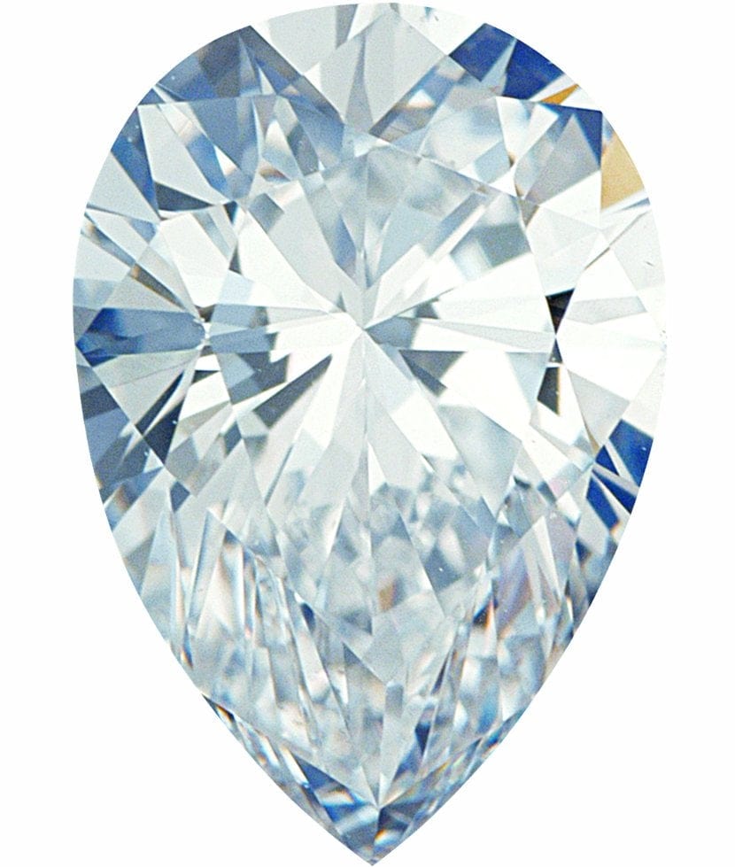 Pear Cut Lab Created Diamond Loose Stone Loose Gemstone by Nodeform