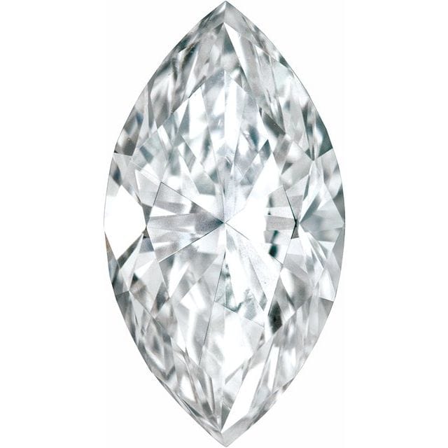 Marquise Cut Lab Created Diamond Loose Stone 0.37ct/~7.0 x 3.5 mm Created Diamond / GHI/SI Loose Gemstone by Nodeform