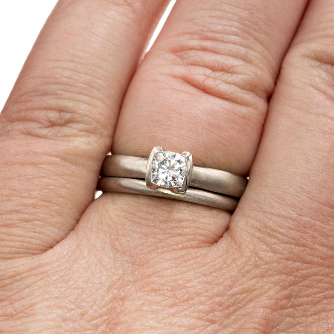 Oval Solitaire Diamond Engagement Ring - Shraddha Shree Gems