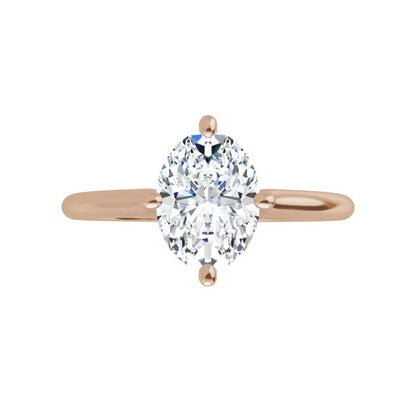 Cora Prong Set Compass Basket Solitaire Engagement Ring - Setting only