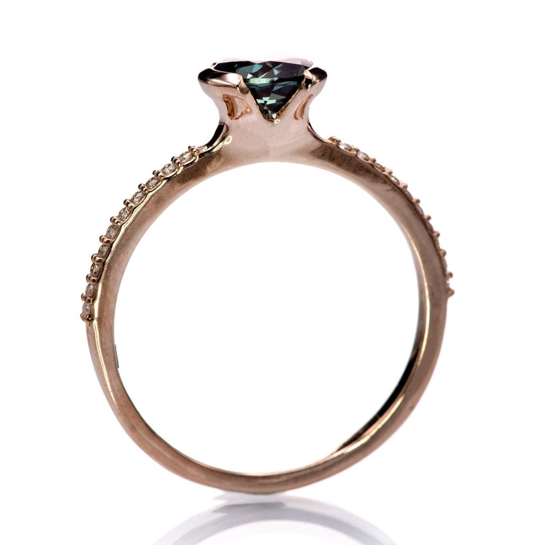 Alexandrite on sale pave ring