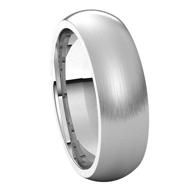 Men's Comfort Fit Classic Domed Wedding Band Ring by Nodeform