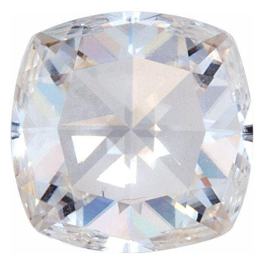 Square Cushion Rose Cut Moissanite Gemstone 6 x 6 mm/0.52ct Moissanite / Near-colorless (GHI Color) Loose Gemstone by Nodeform