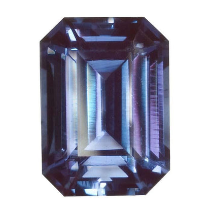 Emerald Cut Lab Created Alexandrite Gemstone 6 x 4 mm/ 0.65ct Lab-Created Alexandrite Loose Gemstone by Nodeform