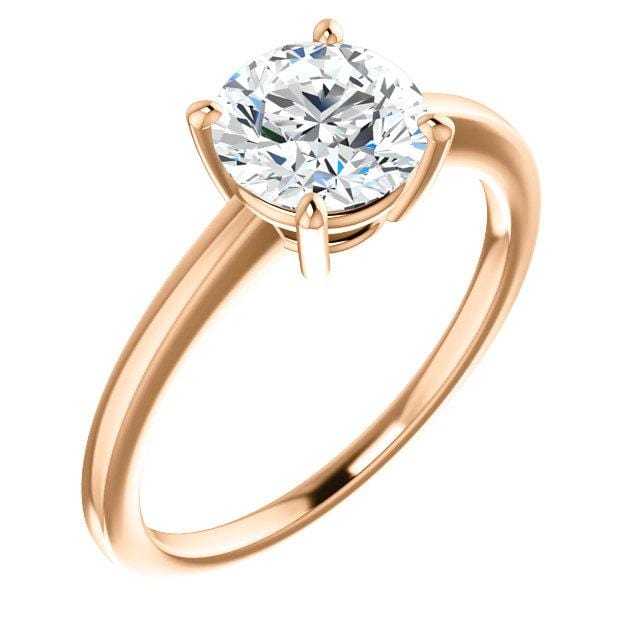 Sophia Prong Set Low Basket Solitaire Engagement Ring - Setting only Ring Setting by Nodeform