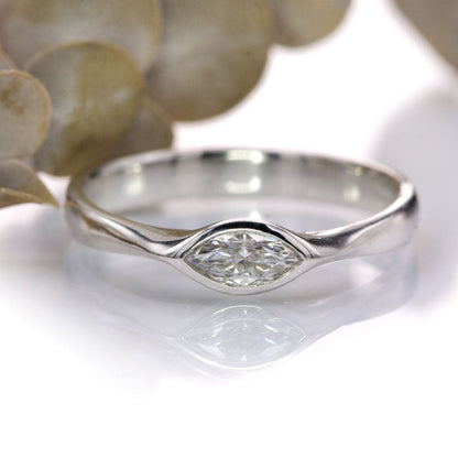 Marquise Cut Lab Created Diamond Loose Stone Loose Gemstone by Nodeform